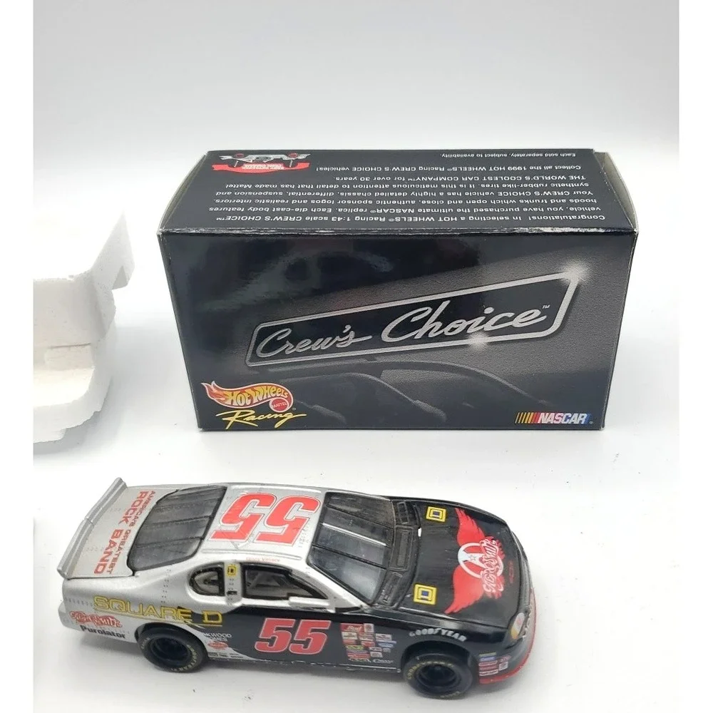 1999 Hot Wheels Crews Choice Nascar #55 Kenny Wallace Aerosmith 1:43 Monte Carlo